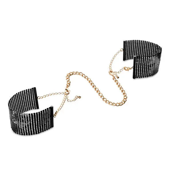 BIJOUX - DÉSIR MÉTALLIQUE ESPOSAS MALLA METALICA NEGRA BIJOUX DESIRE METALLIQUE