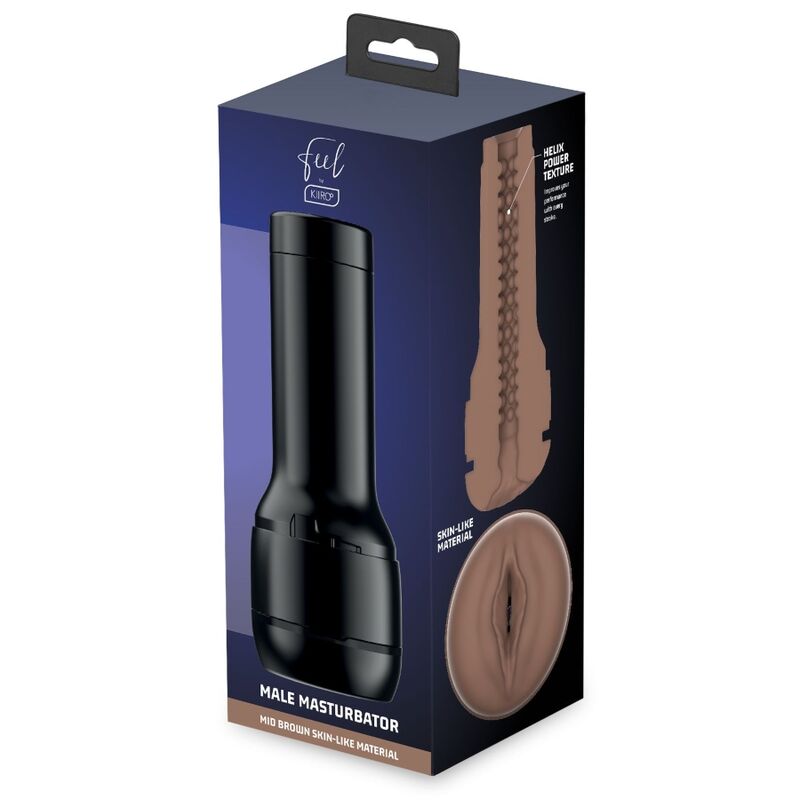 KIIROO - FEEL STROKER MASTURBADOR ESTIMULADOR - MARRÓN KIIROO