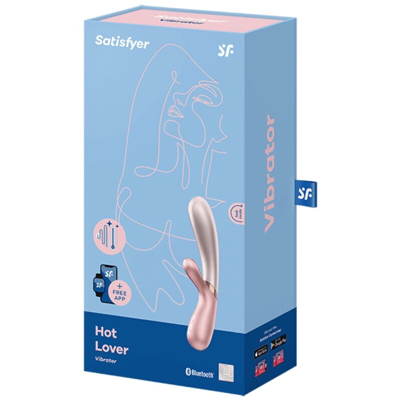 SATISFYER - HOT LOVER VIBRADOR ROSA & BEIGE SATISFYER CONNECT