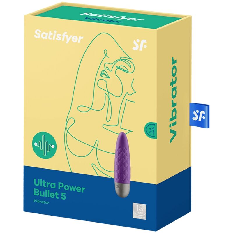 SATISFYER - ULTRA POWER BULLET 5 BALA VIBRADORA VIOLETA SATISFYER VIBRATOR