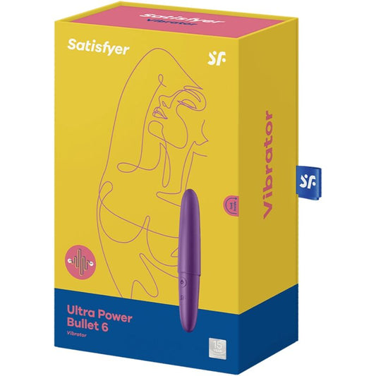 SATISFYER - ULTRA POWER BULLET 6 BALA VIBRADORA MORADA SATISFYER VIBRATOR