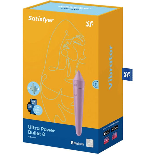 SATISFYER - ULTRA POWER BULLET 8 BALA VIBRADORA LILA SATISFYER CONNECT
