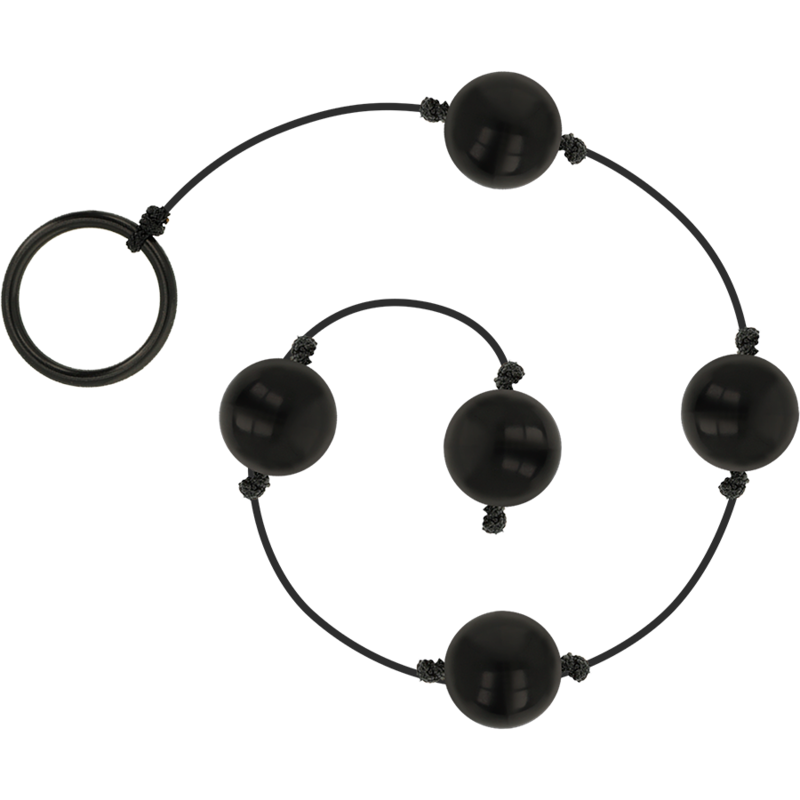 OHMAMA -  BOLAS ANALES O VAGINALES  CHINAS NEGRAS MINI OHMAMA ANAL