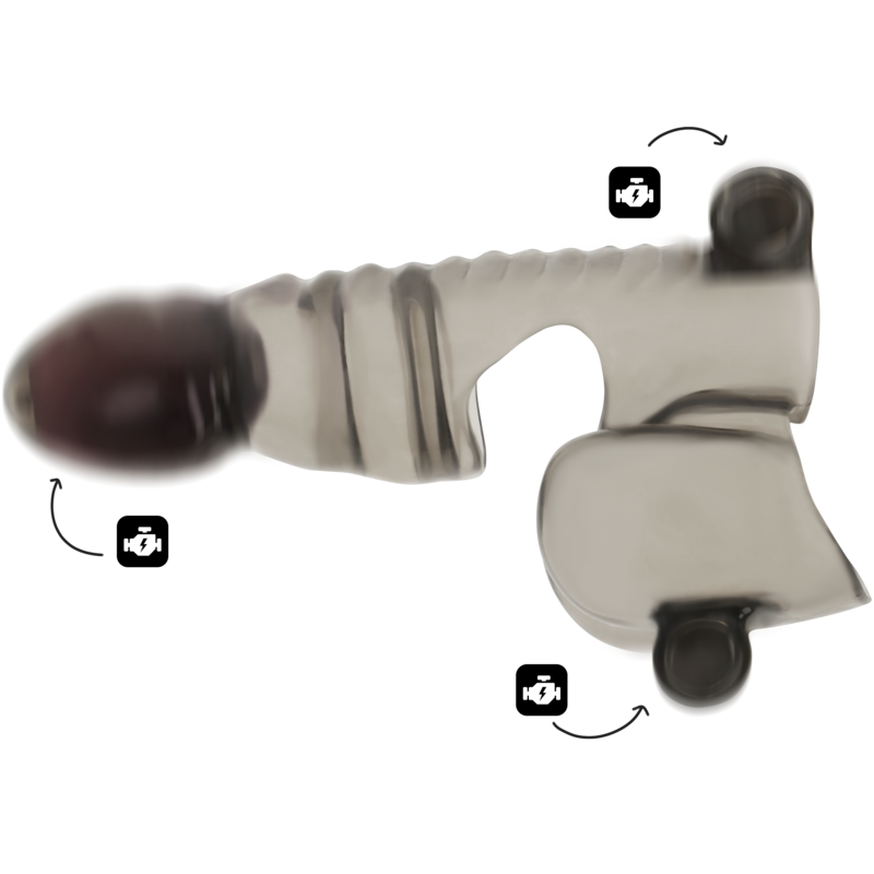 OHMAMA - FUNDA PENE Y TESTICULOS 3 MOTORES OHMAMA