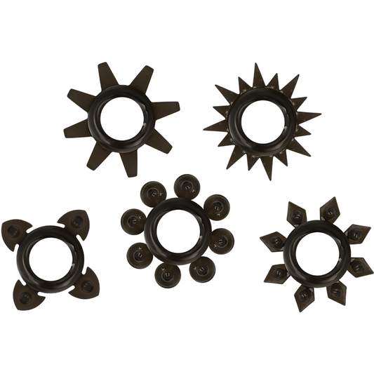 OHMAMA - SET 5 ANILLOS SILICONA TESTICULOS Y PENE OHMAMA