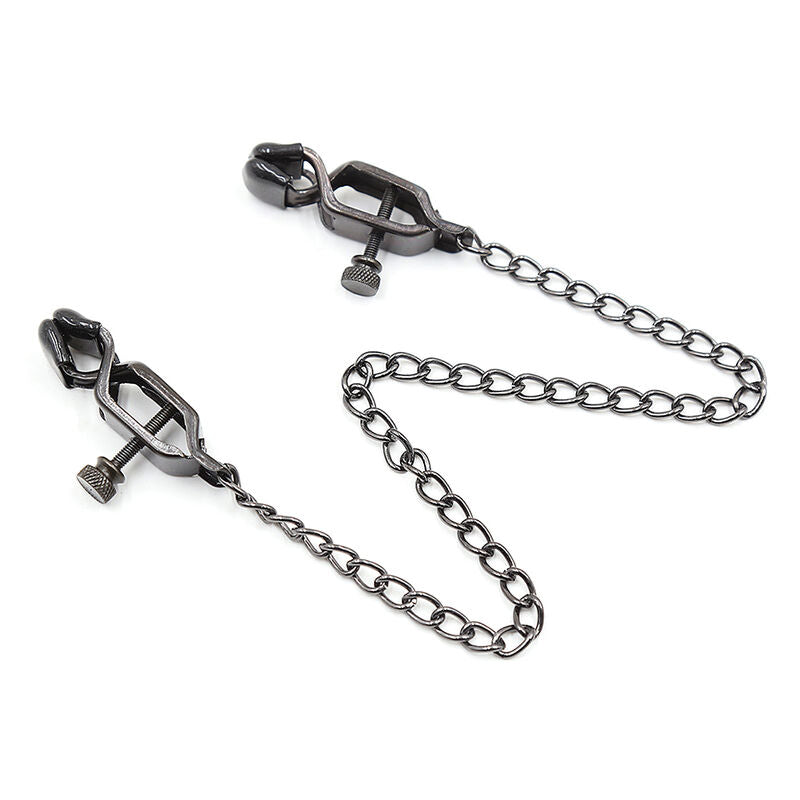 OHMAMA FETISH - PINZAS METAL CON CADENA NEGRO OHMAMA FETISH
