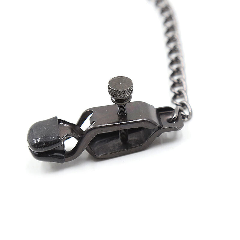 OHMAMA FETISH - PINZAS METAL CON CADENA NEGRO OHMAMA FETISH