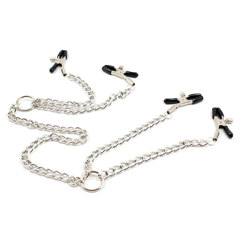 OHMAMA FETISH - 4 PINZAS PEZONES CON CADENAS OHMAMA FETISH