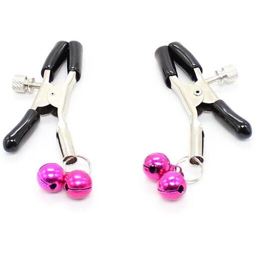 OHMAMA FETISH - PINZAS PEZONES CON CASCABEL ROSA OHMAMA FETISH