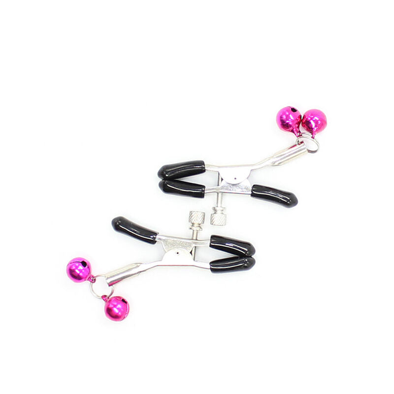 OHMAMA FETISH - PINZAS PEZONES CON CASCABEL ROSA OHMAMA FETISH
