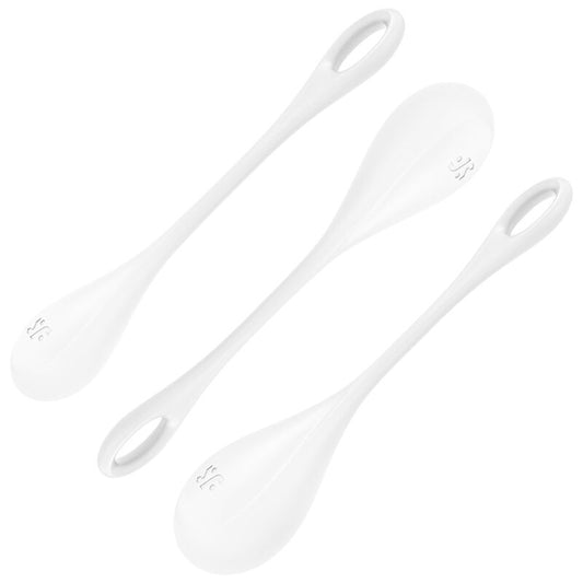 SATISFYER - YONI POWER 1 KIT DE ENTRENAMIENTO BLANCO SATISFYER BALLS