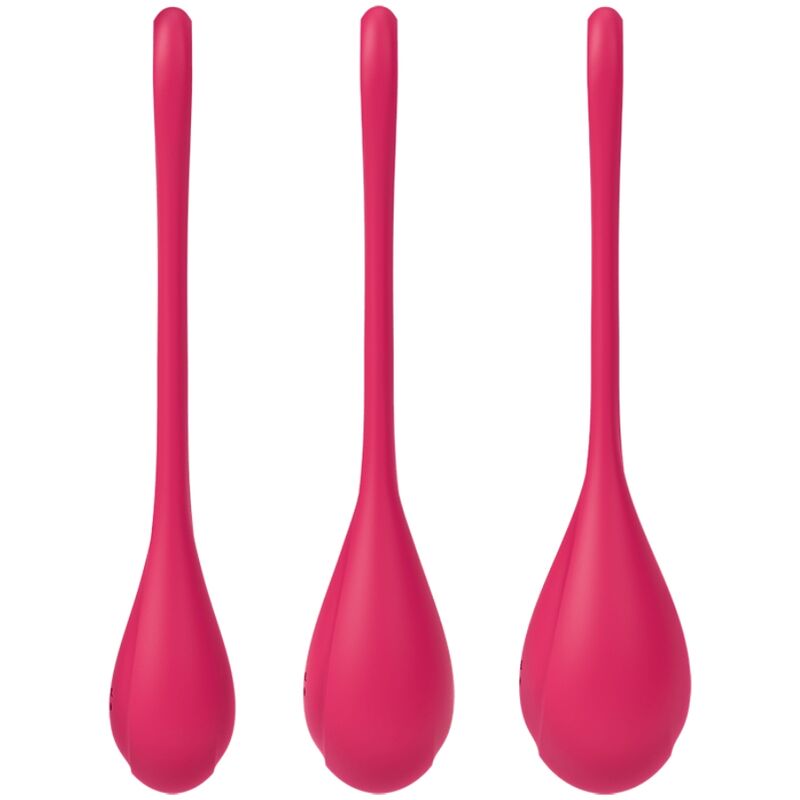 SATISFYER - YONI POWER 1 KIT DE ENTRENAMIENTO ROJO SATISFYER BALLS