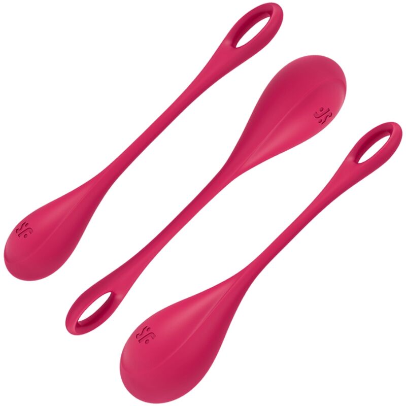 SATISFYER - YONI POWER 1 KIT DE ENTRENAMIENTO ROJO SATISFYER BALLS