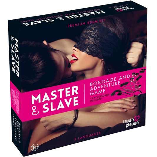 TEASE & PLEASE - JUEGO 13 ACCESORIOS BONDAGE MAGENTA TEASE&PLEASE