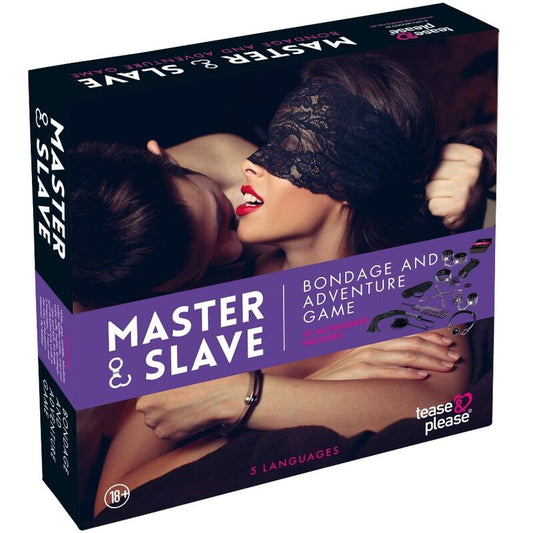 TEASE & PLEASE - JUEGO 13 ACCESORIOS BONDAGE LILA TEASE&PLEASE