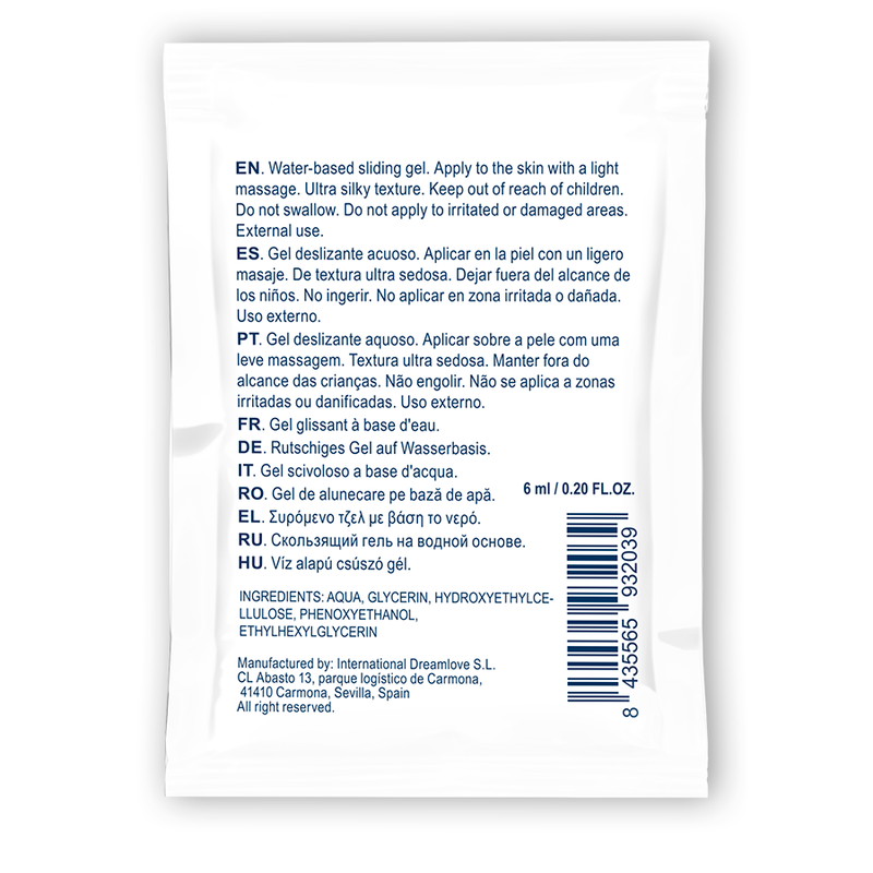 WATERFEEL - GEL DESLIZANTE BASE AGUA NEUTRO 6 ML WATERFEEL