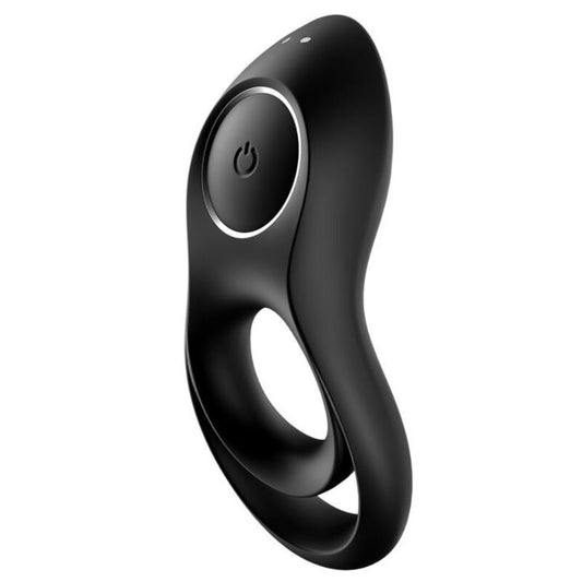SATISFYER - LEGENDARY DUO ANILLO VIBRADOR NEGRO SATISFYER RING