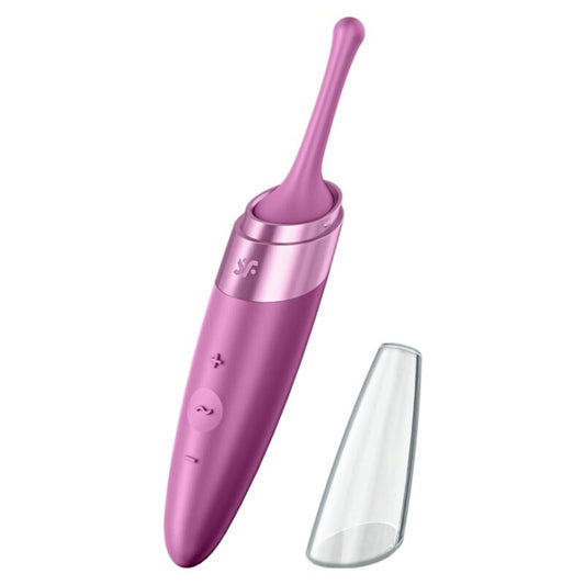 SATISFYER - TWIRLING DELIGHT ESTIMULADOR CLITORIS MORADO SATISFYER VIBRATOR