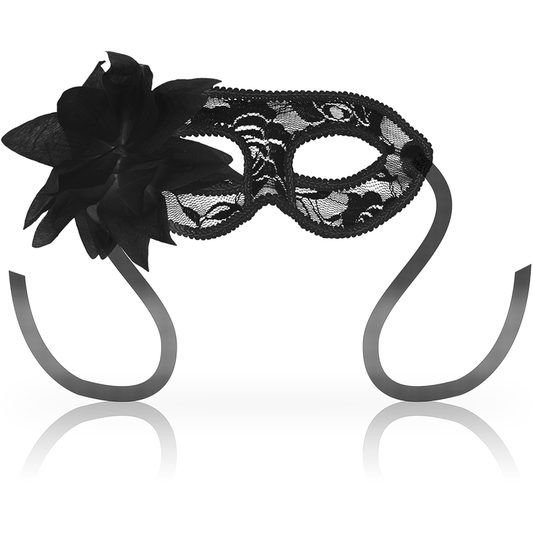 OHMAMA - MASKS ANTIFAZ CON ENCAJES Y FLOR NEGRO OHMAMA MASKS