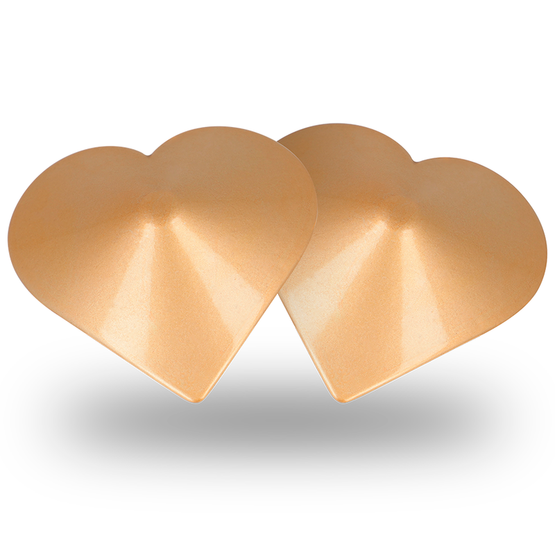 COQUETTE CHIC DESIRE - CUBRE PEZONES METAL CORAZONES DORADOS COQUETTE ACCESSORIES