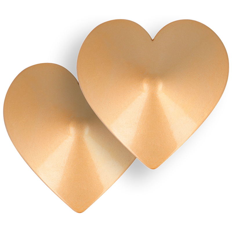 COQUETTE CHIC DESIRE - CUBRE PEZONES METAL CORAZONES DORADOS COQUETTE ACCESSORIES