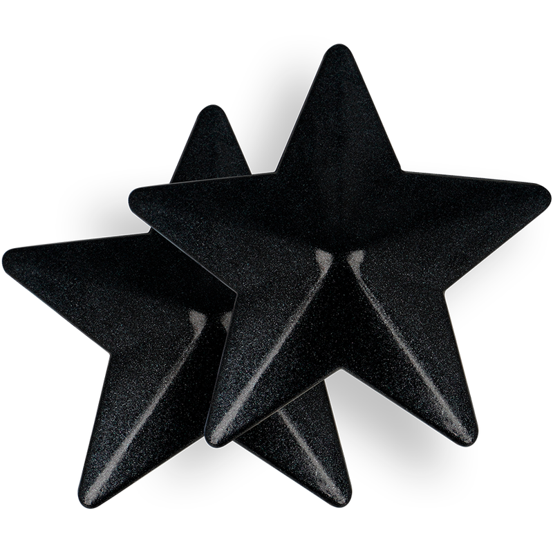 COQUETTE CHIC DESIRE - CUBRE PEZONES METAL ESTRELLAS NEGRAS COQUETTE ACCESSORIES
