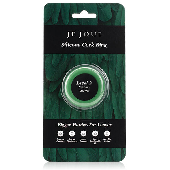 JE JOUE - ANILLO SILICONA VERDE - ESTRANGULAMIENTO MEDIO JE JOUE
