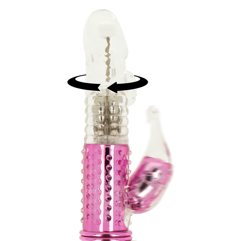 OHMAMA - VIBRADOR CON FUNCION ROTACION Y ESTIMULADOR CLITORIS OHMAMA
