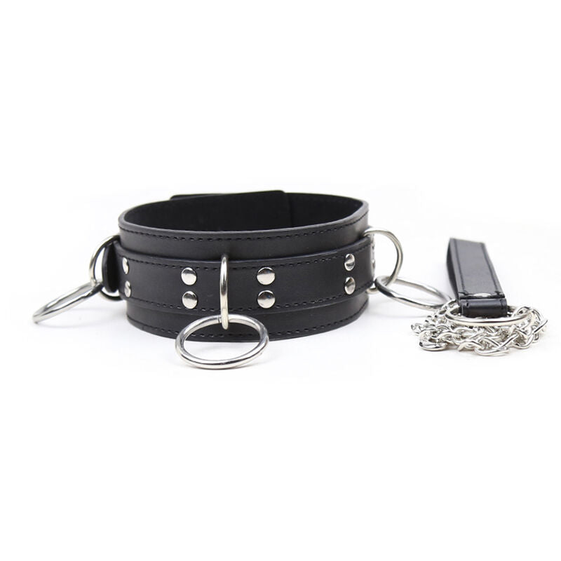 OHMAMA FETISH - COLLAR SUMISION CON 3 ANILLAS OHMAMA FETISH