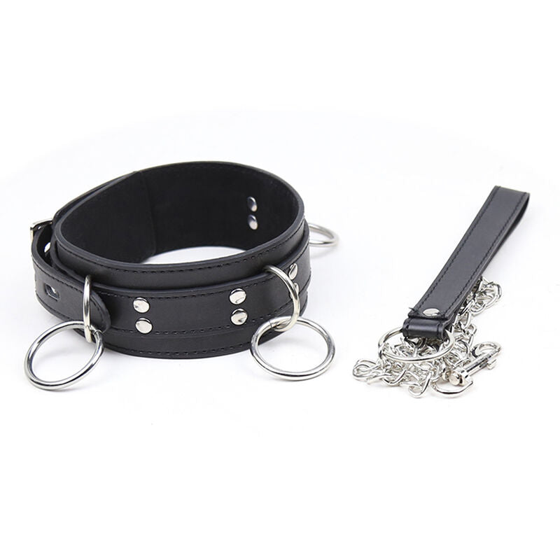 OHMAMA FETISH - COLLAR SUMISION CON 3 ANILLAS OHMAMA FETISH