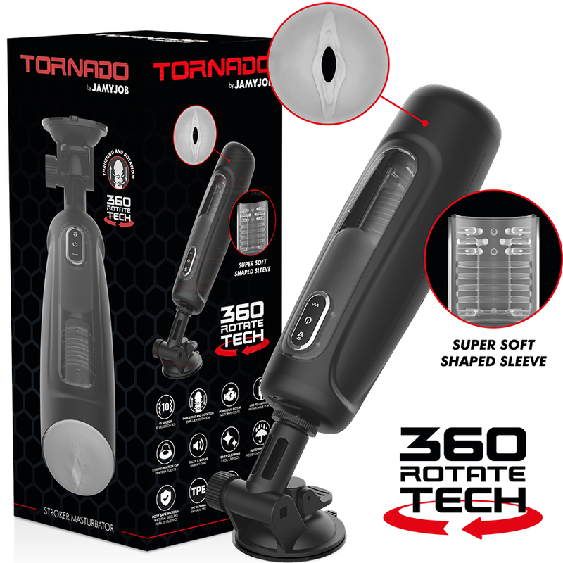 JAMYJOB - TORNADO MASTURBADOR 360 ROTATE TECH JAMYJOB