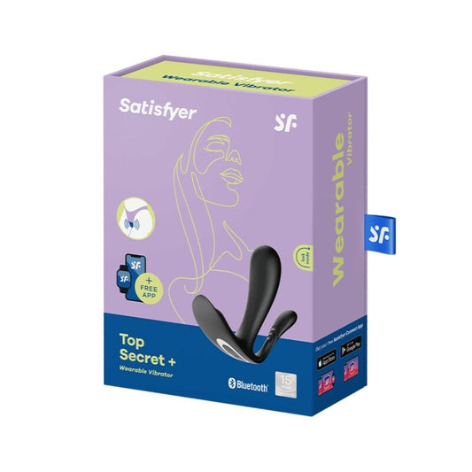 SATISFYER - TOP SECRET + VIBRADOR NEGRO SATISFYER VIBRATOR