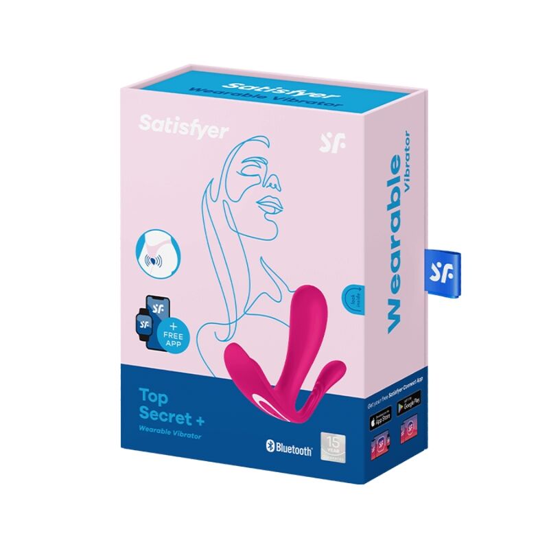 SATISFYER - TOP SECRET + VIBRADOR ROSA SATISFYER VIBRATOR