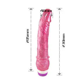 BAILE - VIBRADOR ROJO REALISTICO 23 CM BAILE VIBRATORS
