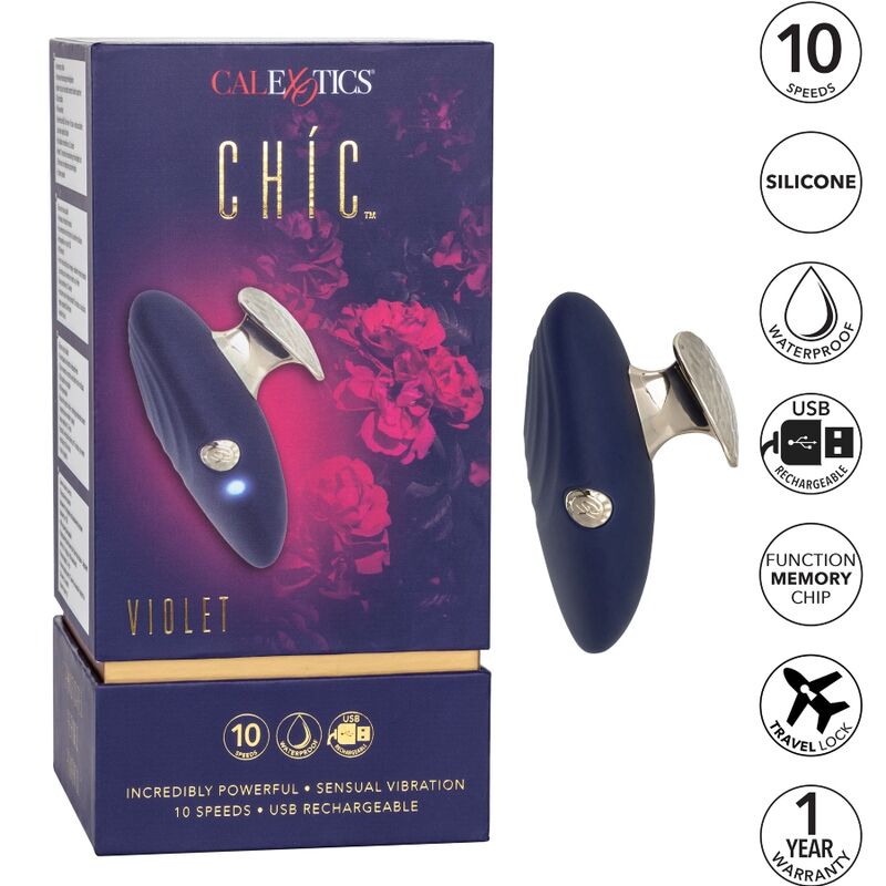 CALEXOTICS - CHIC VIOLET ESTIMULADOR 10 SPEEDS CALEXOTICS