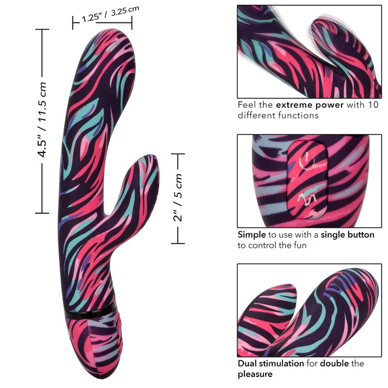 CALEXOTICS - VIBRADOR MENAGE A MOI DUAL WAND CALEXOTICS