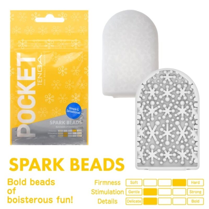 TENGA - SPARK BEARDS MASTURBADOR POCKET TENGA