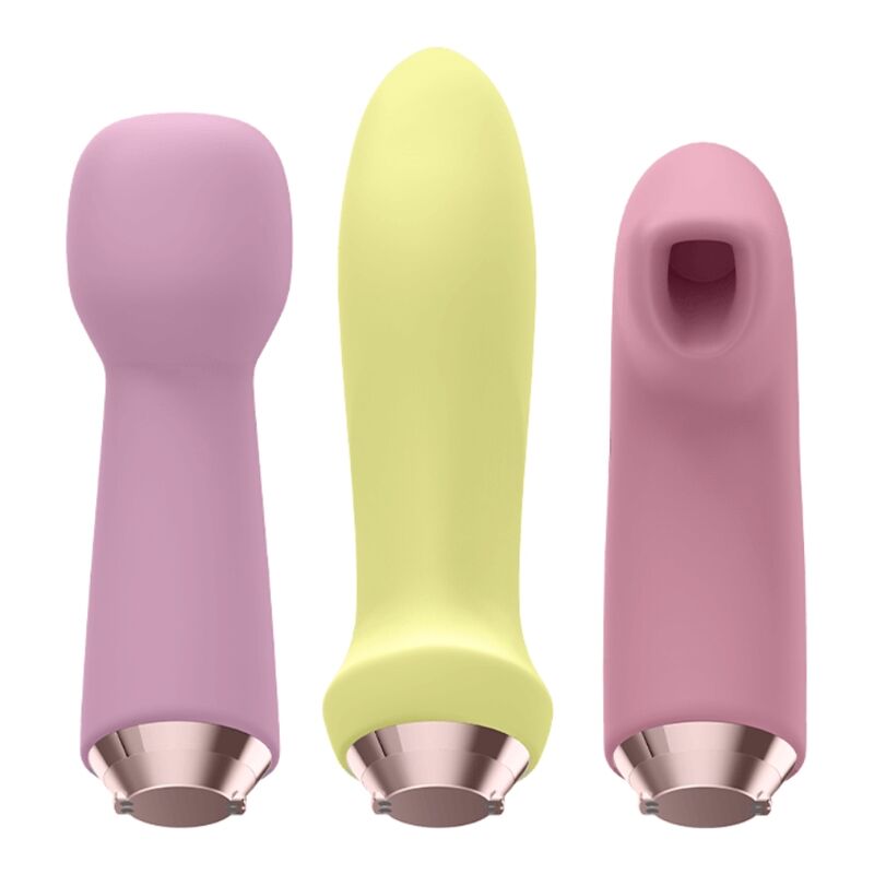 SATISFYER - MARVELOUS FOUR SET VIBRADOR & SUCCIONADOR SATISFYER VIBRATOR