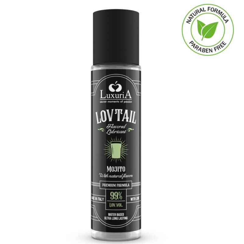 INTIMATELINE - LUXURIA LOVTAIL LUBRICANTE BASE AGUA MOJITO 60 ML INTIMATELINE LUXURIA