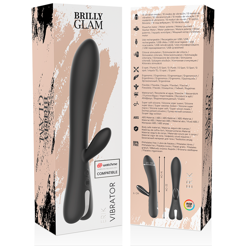 BRILLY GLAM - ERIK VIBRADOR COMPATIBLE CON WATCHME WIRELESS TECHNOLOGY BRILLY GLAM