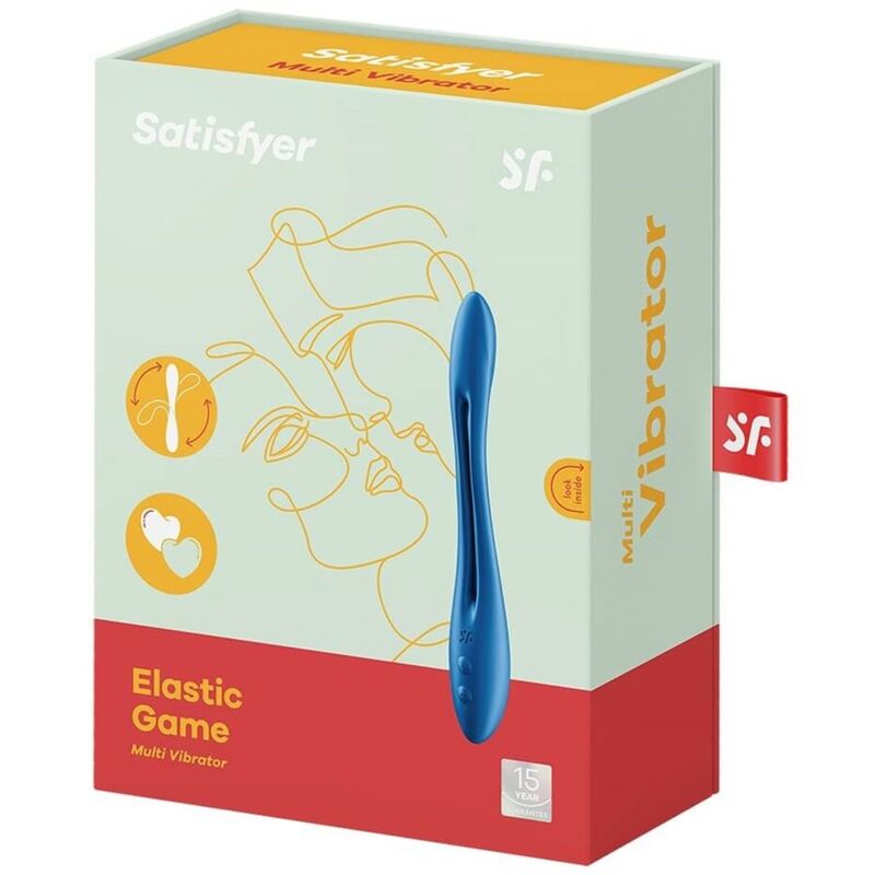 SATISFYER - ELASTIC GAME MULTI VIBRADOR AZUL SATISFYER VIBRATOR