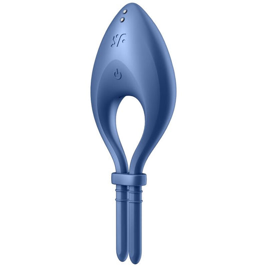 SATISFYER - BULLSEYE ANILLO VIBRADOR APP AZUL SATISFYER RING