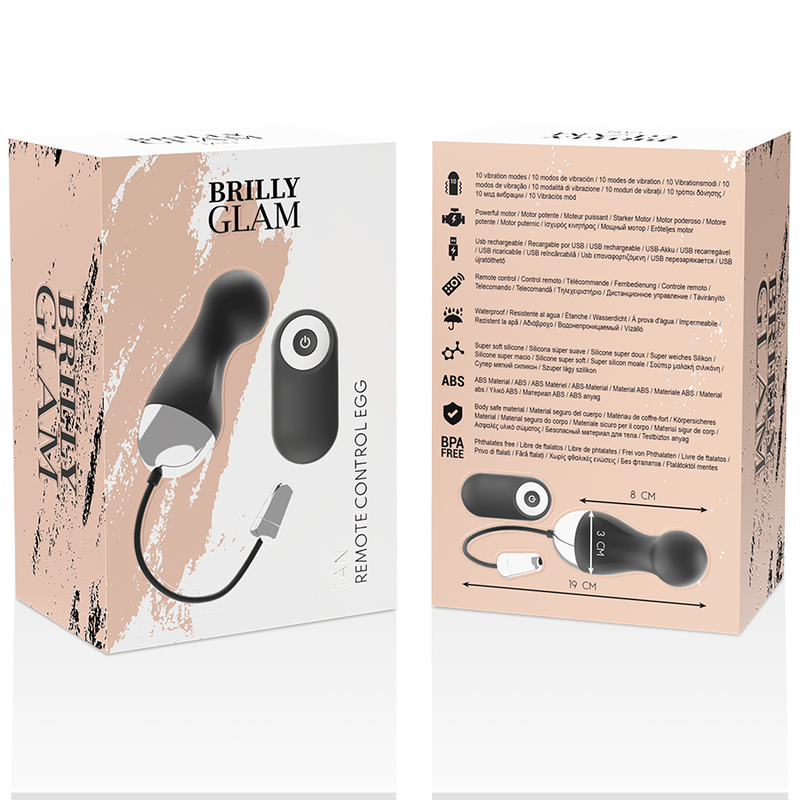 BRILLY GLAM - IAN ESTIMULADOR CONTROL REMOTO BRILLY GLAM