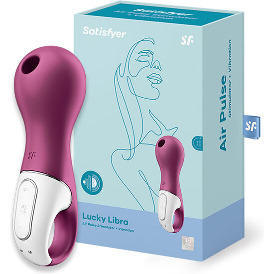 SATISFYER - LUCKY LIBRA SUCCIONADOR Y VIBRADOR SATISFYER AIR PULSE