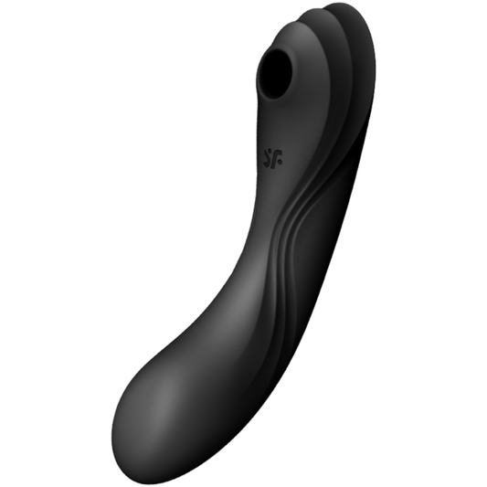 SATISFYER - CURVY TRINITY 4 ESTIMULADOR Y VIBRADOR NEGRO SATISFYER AIR PULSE
