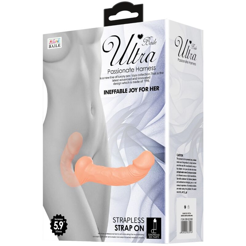 BAILE - ULTRA PASSIONATE HARNESS DILDO CON ARNÉS SIN SUJECIÓN BAILE HARNESS COLLECTION