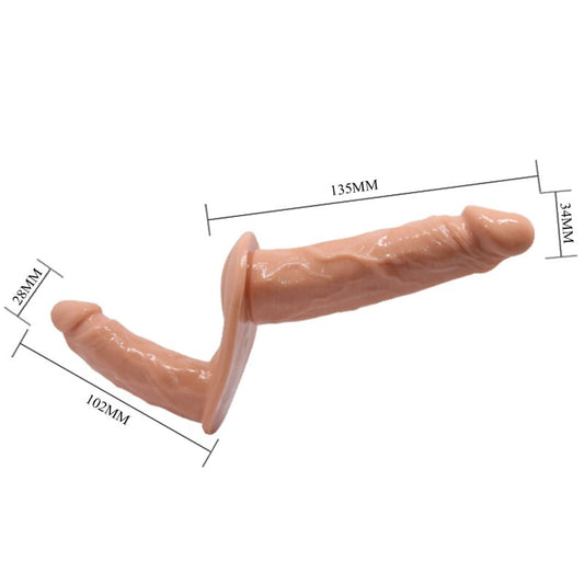 BAILE - ULTRA PASSIONATE HARNESS DILDOS DOBLES CON ARNÉS BAILE HARNESS COLLECTION