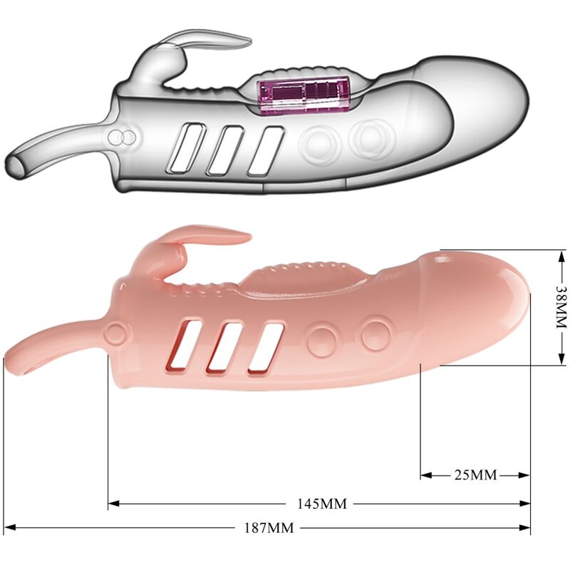 PRETTY LOVE - SLOANE FUNDA PENE RABBIT NATURAL PRETTY LOVE