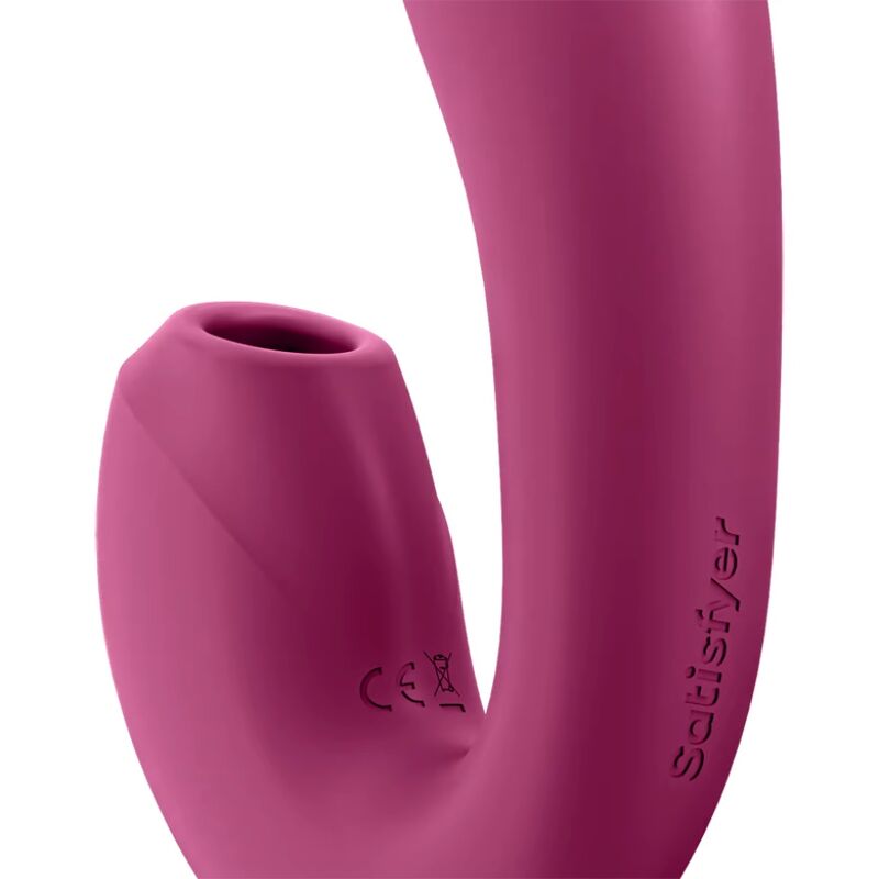 SATISFYER - SUNRAY ESTIMULADOR Y VIBRADOR APP ROJO SATISFYER CONNECT