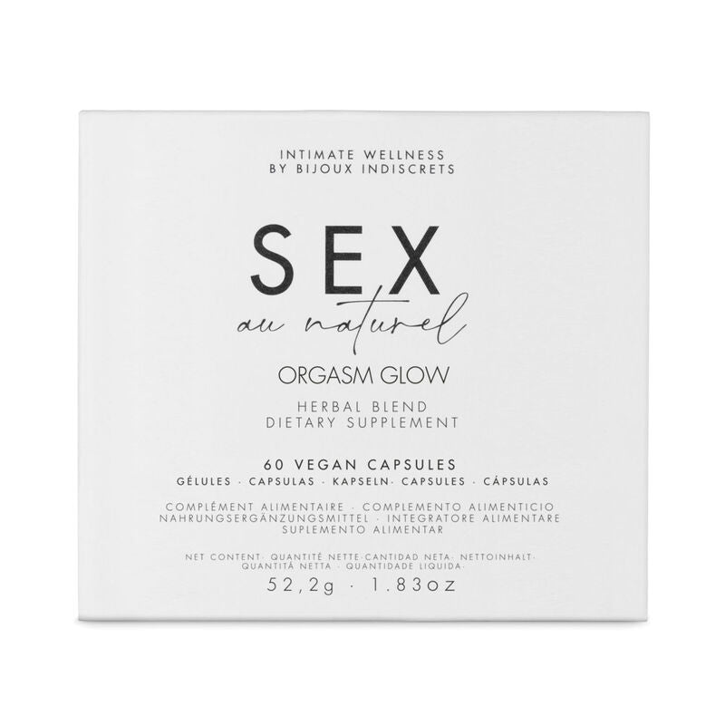 BIJOUX - ORGASM GLOW COMPLEMENTO ALIMENTICIO 60 CÁPSULAS BIJOUX AU NATUREL